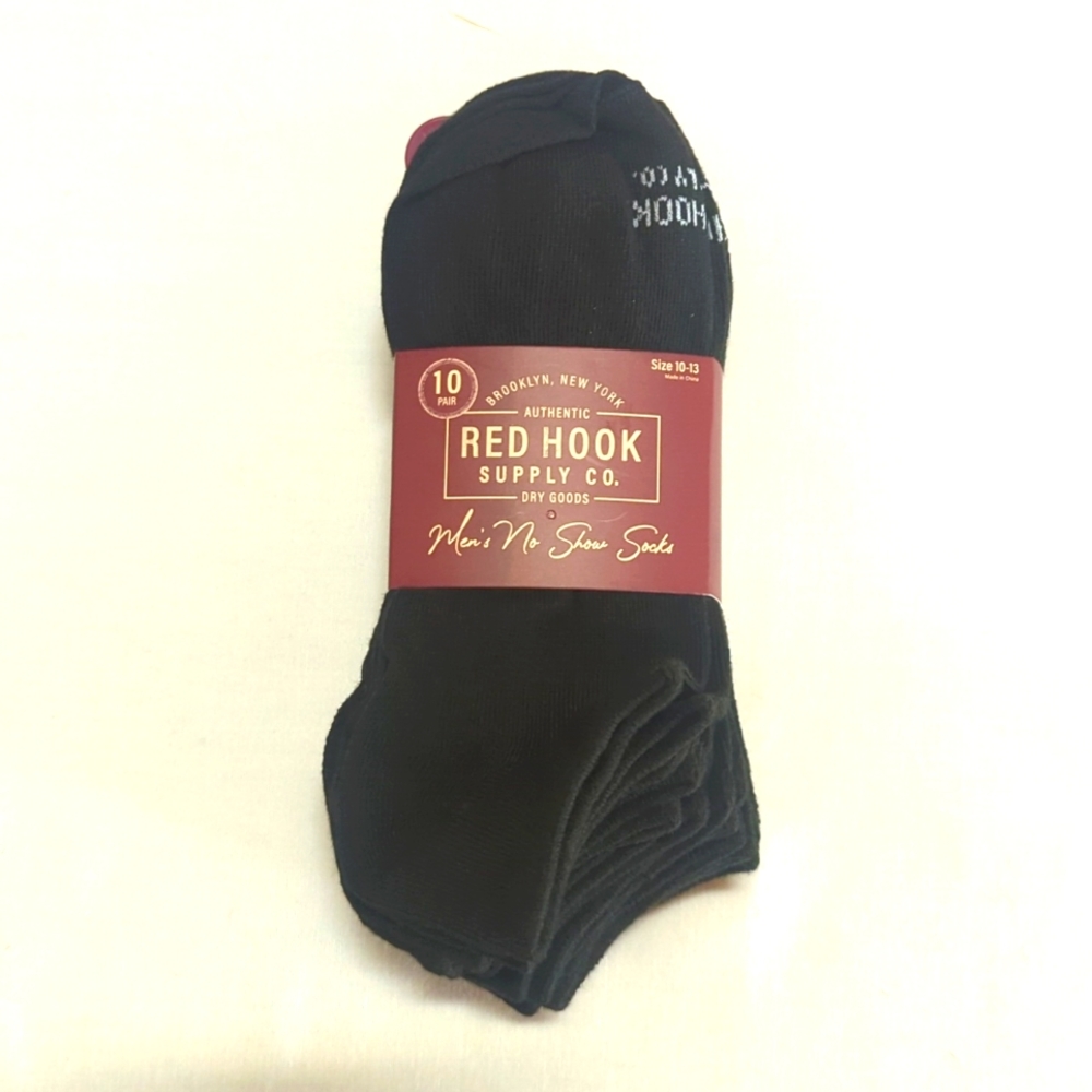 Red Hook Supply Co. NEW Men's no  show socks